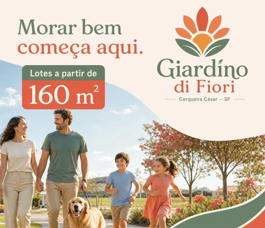 Giardino di Fiori, loteamento residencial em Cerqueira César, SP