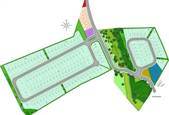 Planta do empreendimento INDUSPARK Nova Odessa em Nova Odessa